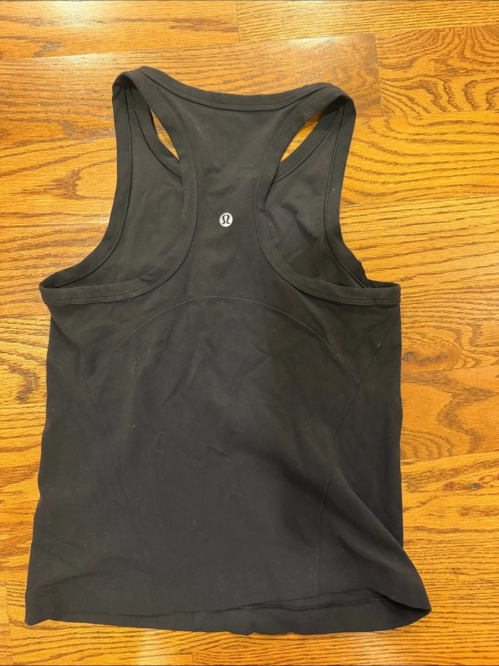 Size 4 lululemon athletica Black Racerback Tank